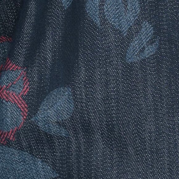 LIU •JO Mens Floral Blue Denim Jean Shorts 30 NWT - Picture 4 of 4